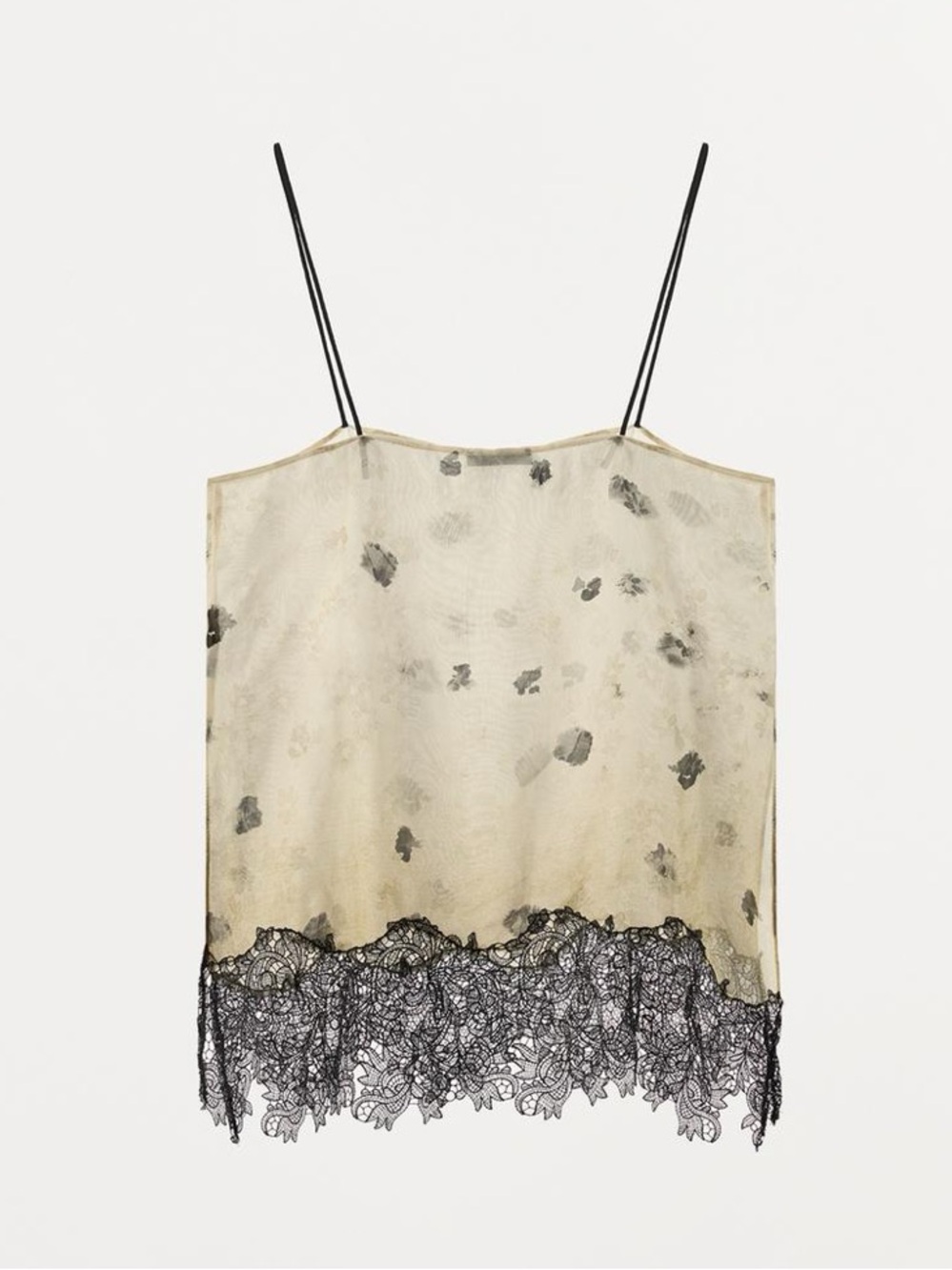 PRINTED LACE CAMISOLE - Picture 5 of 8